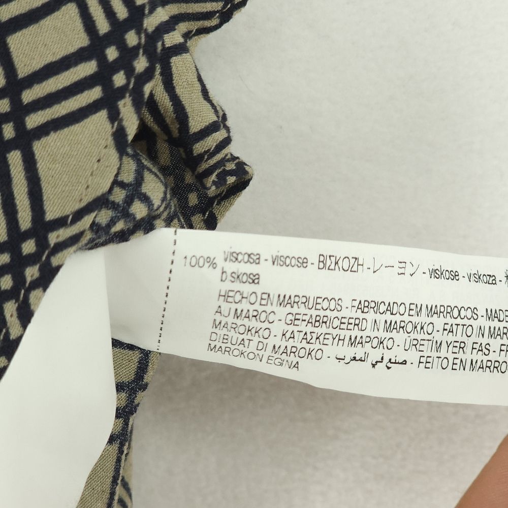 NWT XS Zara Oversized Plaid Flowy Tunic Top - Picture 5 of 8